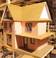 wooden doll house