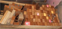 Assorted hardwood & softwood lumber on overloft