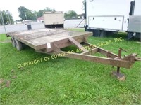 16'+3' DOVETAIL T/A TRAILER