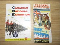 1956 CNE Toronto Program 1934 Toronto Centennial