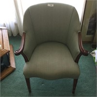 Vintage Curved Back Side Chair