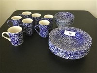 Blue & White Floral Dishes
