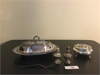 Silver Plated Serving Pieces - 5 Pieces