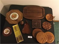 Wood Items - (12) pieces
