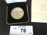 1989 American Eagle Silver Dollar - 1 oz Fine Silv