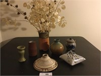 (7) Pottery Pieces including Pigeon Forge Pottery