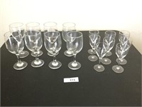 Stemware 8 ea Wine & Sherry Glasses