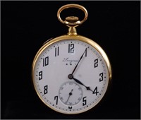 Art Deco Longines 18kt gold pocket watch