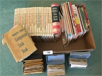 Assortment of Cookbooks plus 3  Boxes of Personal
