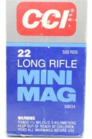 500rds 22 Long Rifle MINI MAG Ammo