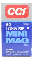 400rds CCI 22 Long Rifle MINI MAG Ammo