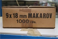 1000 rds 9X18 mm MAKAROV Cartridges