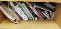 Lot of cookbooks