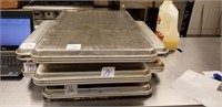 Lot of 3 perforated full size sheet trays