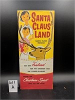 Vintage Santa Claus Land Brochure