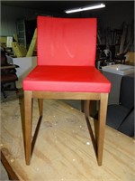 Cherry Red Leather Chair