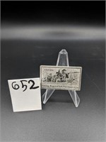 George Rogers Clark US Stamp in Pewter
