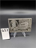 William Henry Harrison US 3 Cent Stamp Pewter