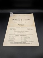 Indiana Cavalcade Program 1950