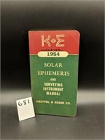 1954 Solar Ephemeris & Surveying Manual