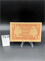 1950 Vincennes One Wooden Nickel