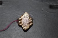 Lady's 10kt Gold & Diamond Dinner Ring