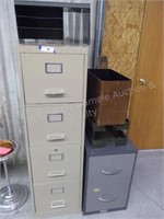 2 file cabinets & other