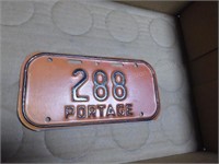 Portage bike plate