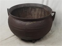 Large Cast Iron Cauldron Pot Handles 24" Diameter