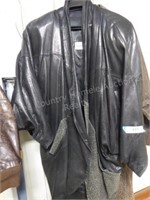 2 leather coats (Philippe Fellini - London)