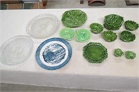 Cabbage serving Pieces, Plates