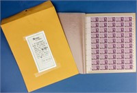 Stamps 7 Sheets 3¢ Commemorative Postage