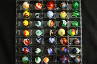 Group of 35 Marbles