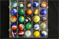 Group of 25 Marbles