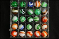 Group of 25 Patches Marbles