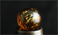 Honey Amber Mica Marble 15mm
