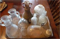 vintage vinegar jars / piggy bank