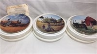 8" collector plates by Emmett Kaye from