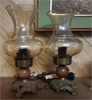 2pc Lighted  Small Lamp