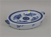 Chinese B/W Porcelain Warming Dish