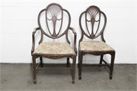 Two Shield Back Chairs