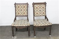 Two Eastlake Style Chairs - Lots of Repairs