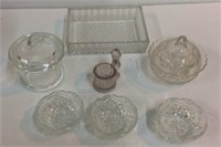 Assorted Cut Glass Pieces K14A