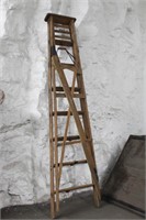 Very Tall Wooden Step Ladder