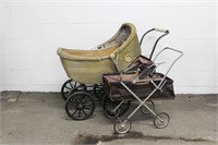 Two Antique Baby Buggies