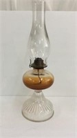 Antique Glass Hurricane Lamp K14A
