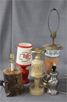 Group of Vintage Lamps