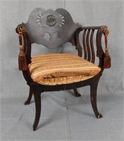 Fancy Lyre Chair w/ Tassels