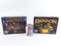 2 jeux de société; Cave Troll, Drakon