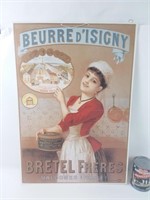 Reproduction affiche Beurre d'Isigny